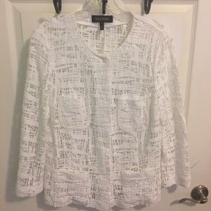 Escada White Lux Summer Jacket